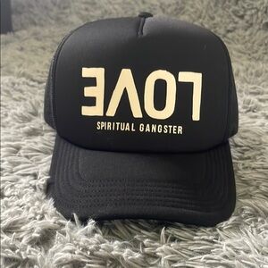Black Spiritual Gangster Love Trucker Hat